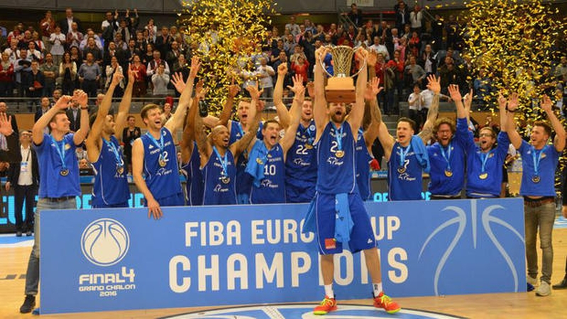 FIBA Europos taurės turnyrą laimėjo be T. Dimšos žaidęs Frankfurto klubas