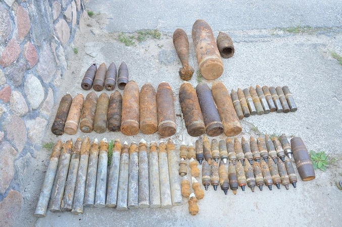 Raseiniuose rasta per 30 kilogramų sprogstamųjų medžiagų