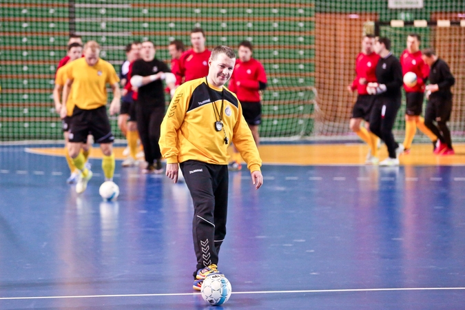 Lietuvos salės futbolo rinktinė jau Estijoje: kovai dėl pergalės – pasirengę
