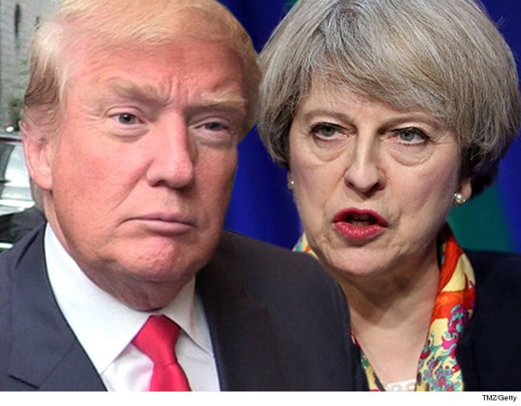 Donaldas Trumpas ir Theresa May