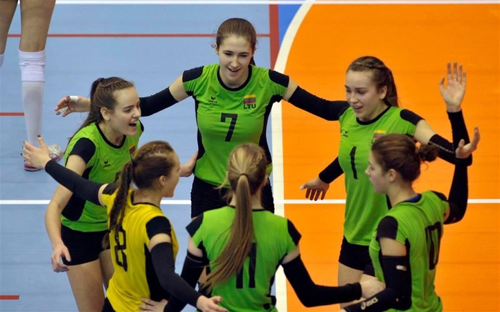 Lietuvos jaunių tinklinio rinktinė dėl bilieto į Europos čempionatą kovos Kaune