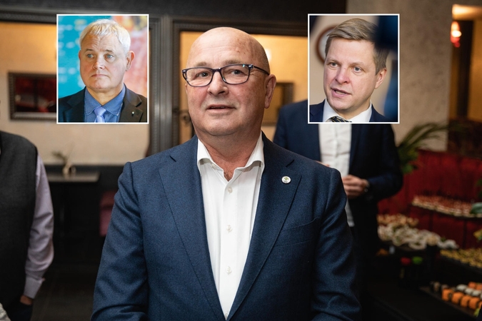 Vytautas Grubliauskas  (kairėje), Visvaldas Matijošaitis (viduryje) ir Remigijus Šimašius (dešinėje)