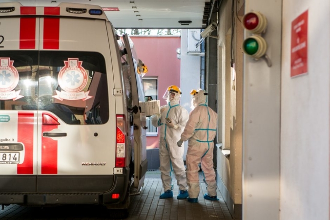 Ligoninėse gydoma 2,4 tūkst. COVID-19 pacientų, iš jų 201 – reanimacijoje