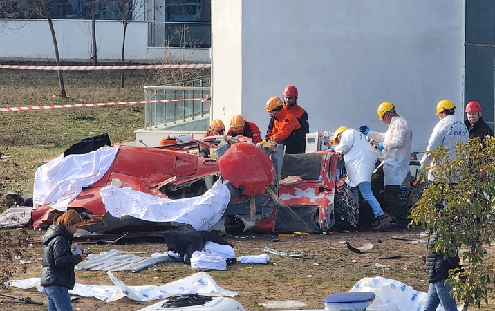 Tragedija Turkijoje: sraigtasparnis įsirėžė į ligoninę, yra žuvusiųjų