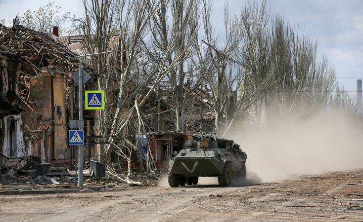 Ukraina: Rusijos daliniai per parą Donecke užėmė 42 vietoves