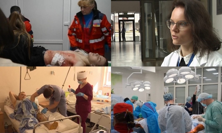Ukrainoje dirbę medikai – apie sunkiai sužeistus žmones: tokių dalykų nebuvo tekę matyti