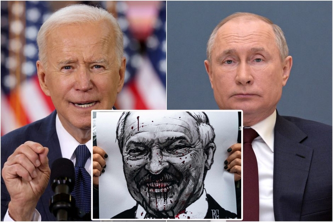 J. Bidenas prieš susitikimą su V. Putinu žada: palaikysime sąjungininkes Europoje