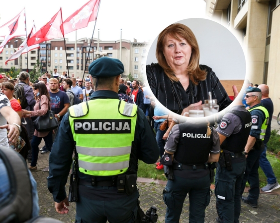 V. Blinkevičiūtė apie rugsėjo 10-ąją planuojamą mitingą: teisėsauga turi būti pasirengusi