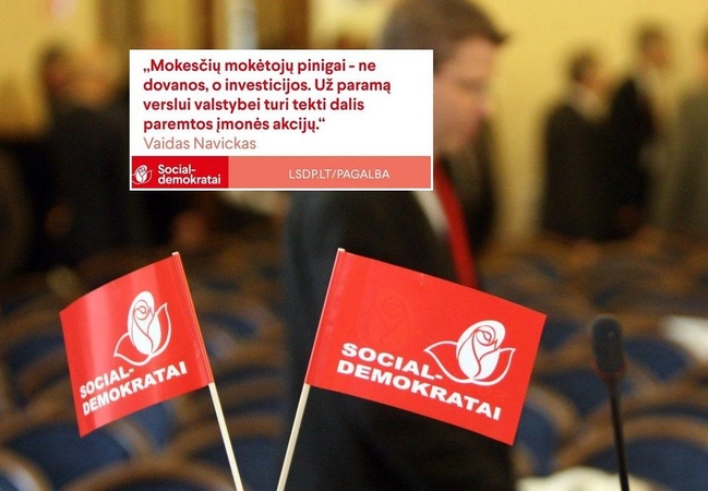 Socialdemokratų pasiūlymas sukėlė audrą verslo pasaulyje