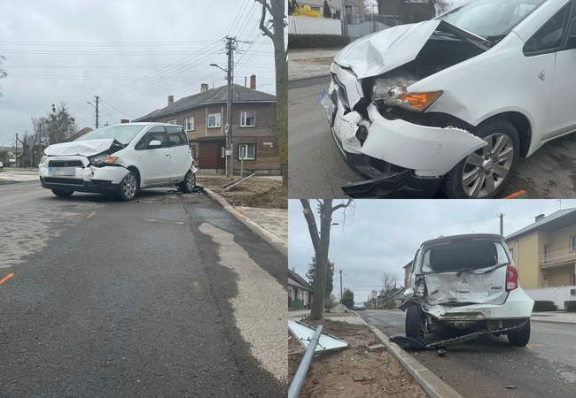 Naktį girto jaunuolio „Audi“ šlavė viską savo kelyje