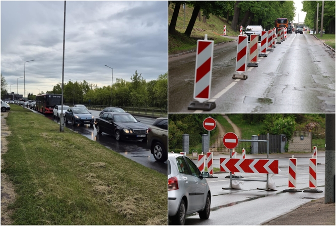 Kauno rytas be Linkuvos įkalnės: tenka prisitaikyti ir apvažiuoti