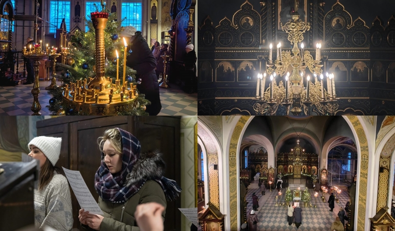 Kauno stačiatikiai sutinka Kalėdas