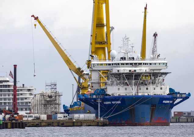Rusija planuoja po beveik metų pertraukos atnaujinti „Nord Stream 2“ tiesimą