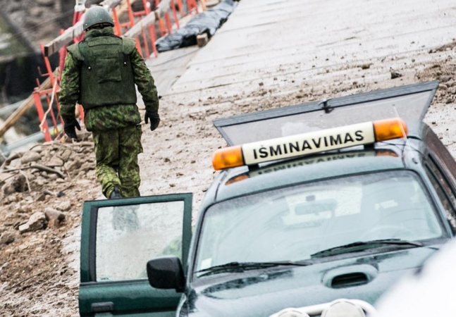 Raseinių rajone rastas artilerijos sviedinys