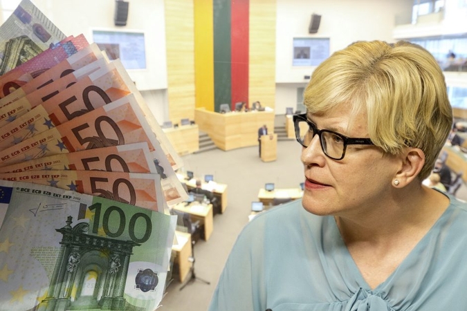 Žiniasklaida: premjerė tikisi, kad mokesčių reforma Seime bus svarstoma pavasarį