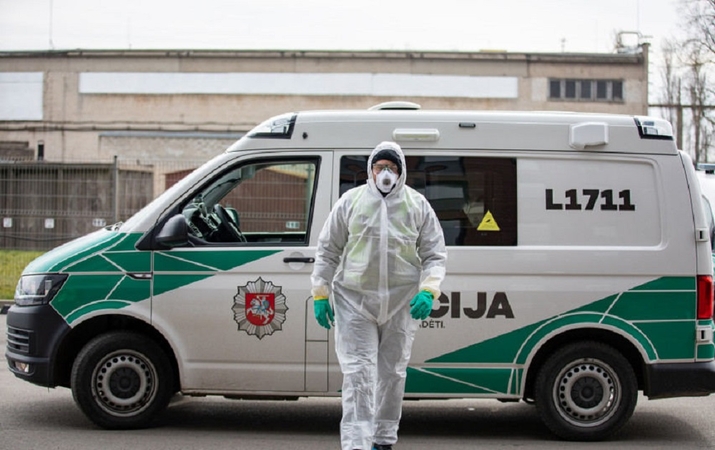 Koronavirusas diagnozuotas per 30 policijos pareigūnų, dar apie 80 – saviizoliacijoje