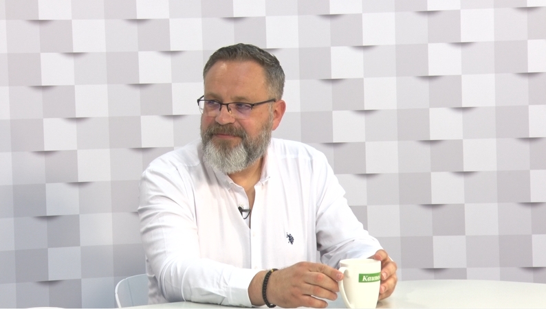 „Kauno dienos“ studijoje – Kauno paslapčių žinovas, „Kauno detalių“ įkūrėjas L. Užomeckis