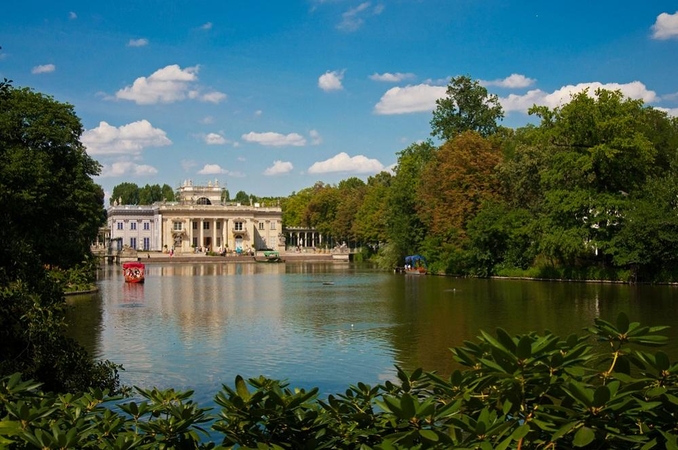 Lazienki parkas Varšuvoje 