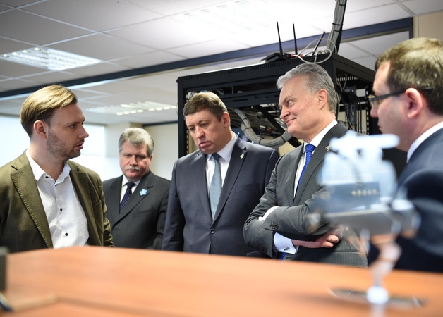 Nacionalinio kibernetinio saugumo centre apsilankęs prezidentas: judėkime į priekį