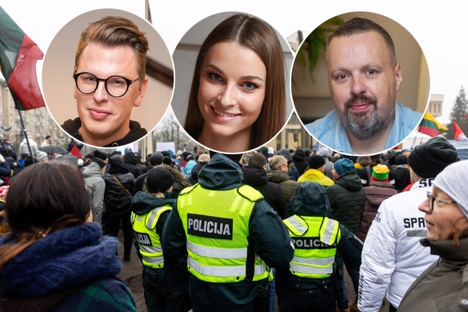Žinomi žmonės apie Sausio 13-osios minėjime švilpusius protestuotojus: tuščios galvos gerai aidi