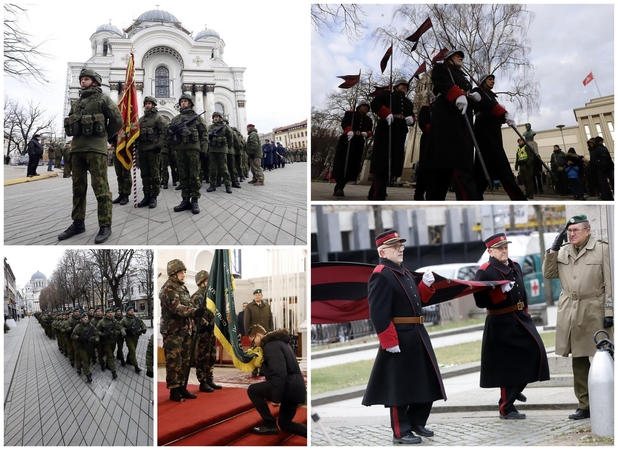 Lietuvos kariuomenės diena Kaune – žvarbi, bet su šypsenomis
