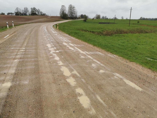 Tuščiai: asfaltą žvyrkeliui Jieznas–Nibriai žadėjo ir kone visi Prienuose išrinkti Seimo nariai.