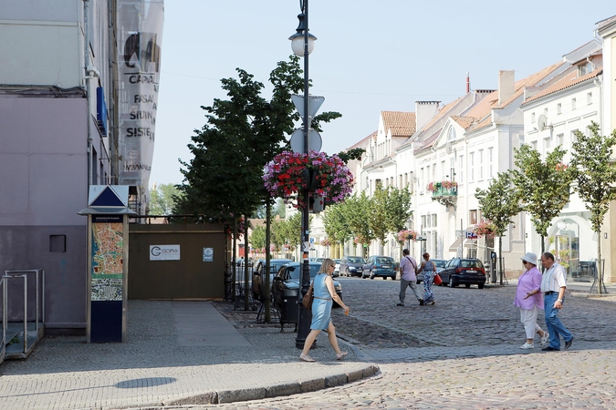 Senamiesčio sankryžoje „pražydo“ šviesoforas