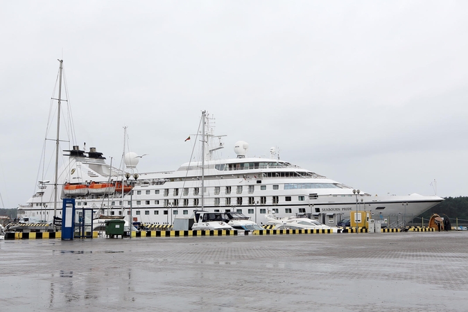 Klaipėdos uoste vėl apsilankė „Seabourn Pride“