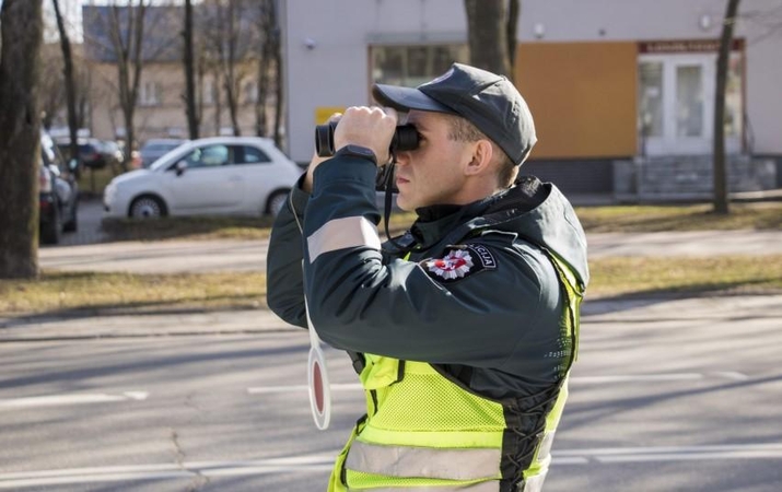 Reidas Klaipėdoje: vyresnio amžiaus vairuotojas skriejo dvigubai greičiau nei leista