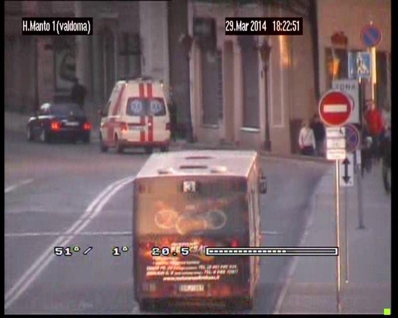 Tiltų gatvės vaizdo kameros stebi vairuotojus