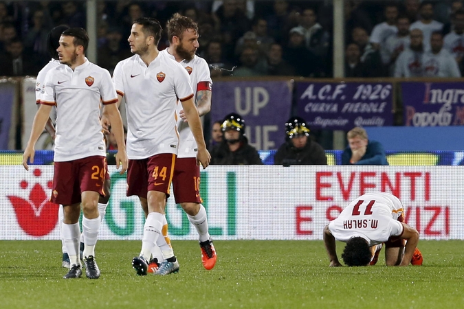 Italijos futbolo pirmenybėse pirmauja "AS Roma"