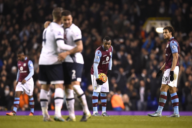 Anglijos futbolo čempionate "Tottenham Hotspur" įveikė "Aston Villa" futbolininkus