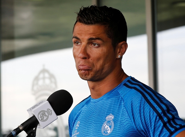 Treniruotės metu traumą patyrė C. Ronaldo