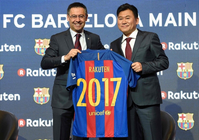„Barcelona“ pristatė naują marškinėlių rėmėją, kuris suplos 220 mln. eurų