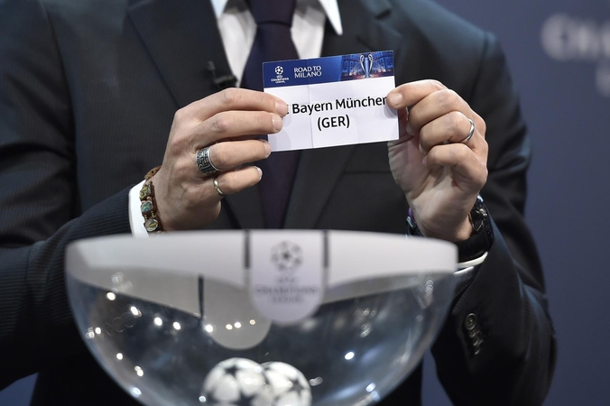 Ištraukti UEFA Čempionų lygos aštuntfinalio burtai