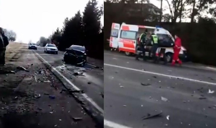 Šilalės rajone susidūrė trys automobiliai