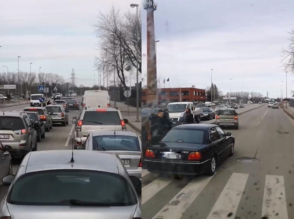 Pėsčiųjų perėjoje partrenktos trys merginos