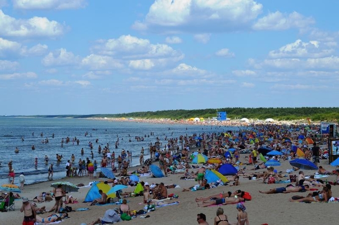 Pliažuose rimtį trikdė girtuokliai