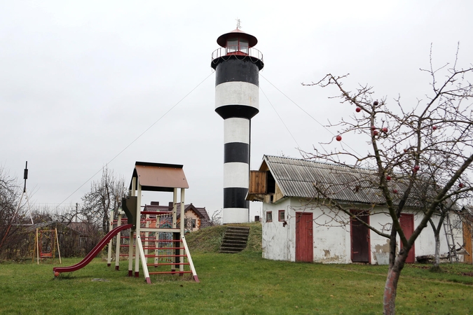 Klaipėdiečių pasididžiavimas – butaforinis švyturys