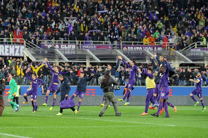 „Fiorentina“ Italijos futbolo čempionate pakilo į trečiąją poziciją