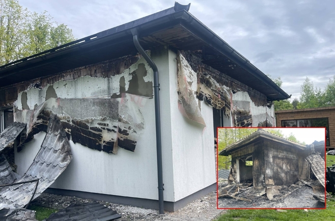 Pagalbos prašymas: gaisras nusiaubė naujai įrengtą namą
