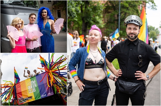 Tūkstančiai žmonių žygiuoja „Baltic Pride“ festivalio eitynėse „Už lygybę“