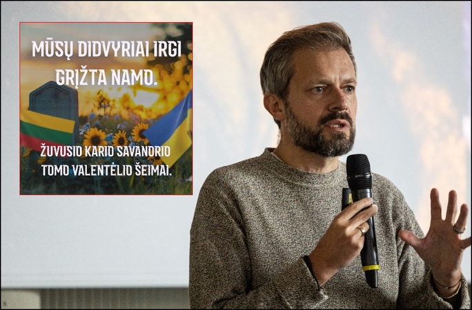 Kviečia aukoti Ukrainoje žuvusio lietuvio šeimai: mūsų didvyriai irgi grįžta namo