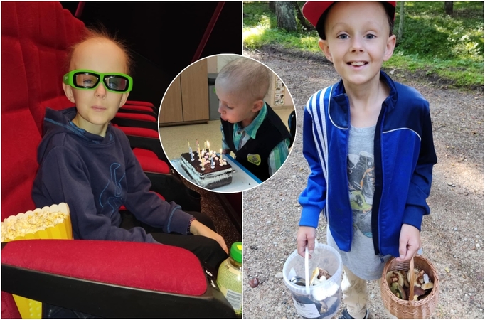 Kraujo vėžį įveikęs Vincentas prašo pagalbos: didžiausia svajonė – vaikystė be skausmo