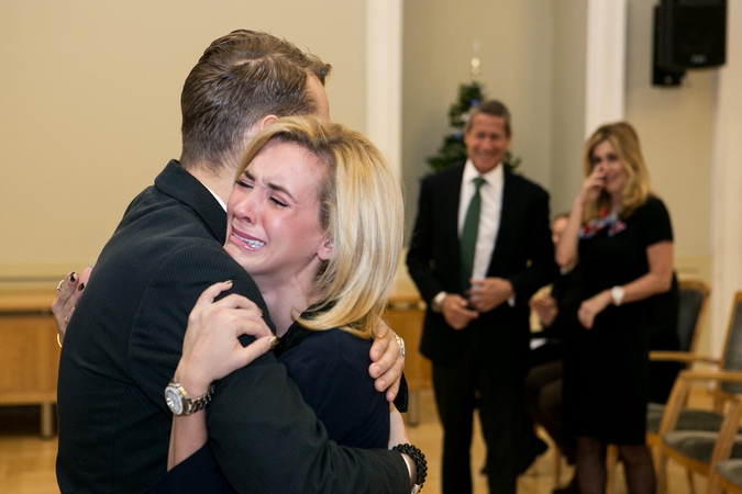 Lietuvos pilietybę išimties tvarka gavusi I. Tobias apsiverkė