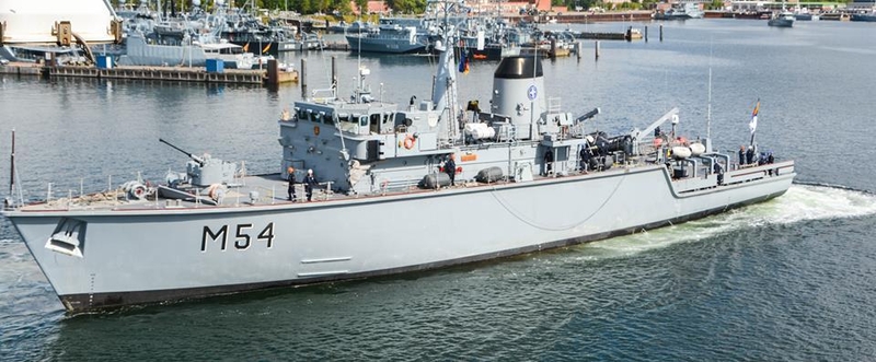 "Kuršis" ieškojo minų kartu su kitais NATO laivais