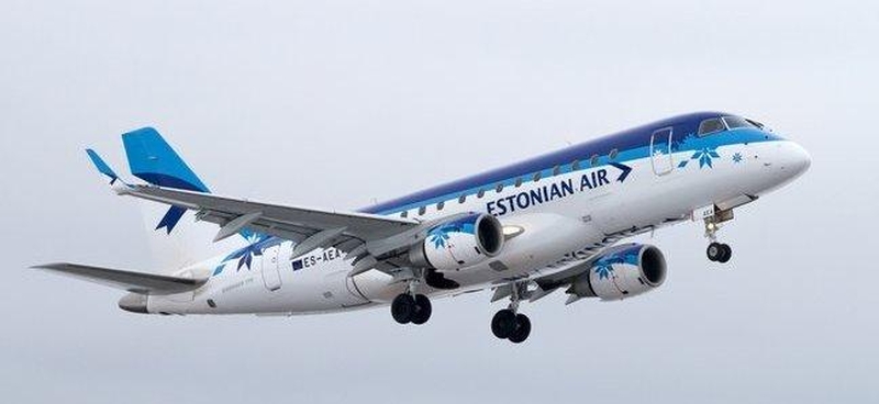 „Estonian Air“ lėktuvas su pakenkta važiuokle sėkmingai nutūpė Taline