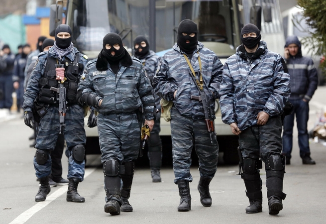Ukraina likvidavo „Berkut“, praneša VRM vadovas