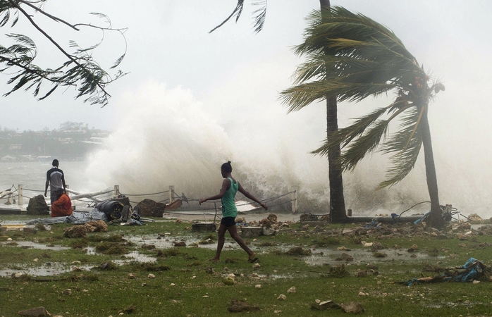 Vanuatu užgriuvo pragaištingas atogrąžų ciklonas 