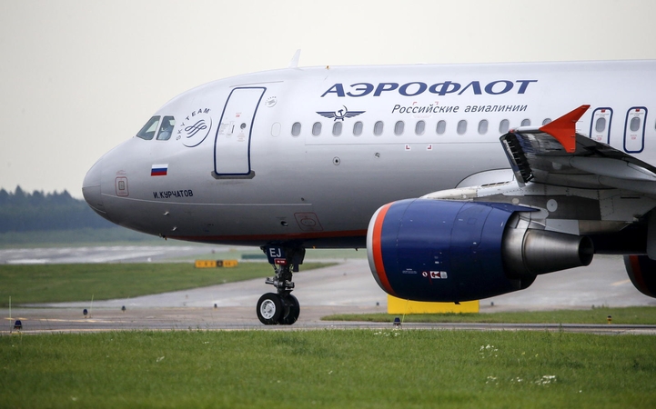 "Aeroflot" suskaičiavo 3 mlrd. rublių nuostolį